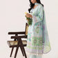Roheenaz Rosette 3-Piece stitched Lawn Suit (Cool Mirage)