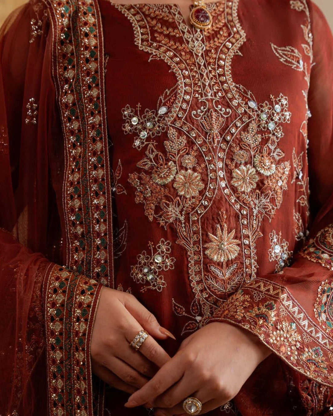 Amaya by Nureh AM-35| A Festive Masterpiece of Luxury & Elegance | Unstitched