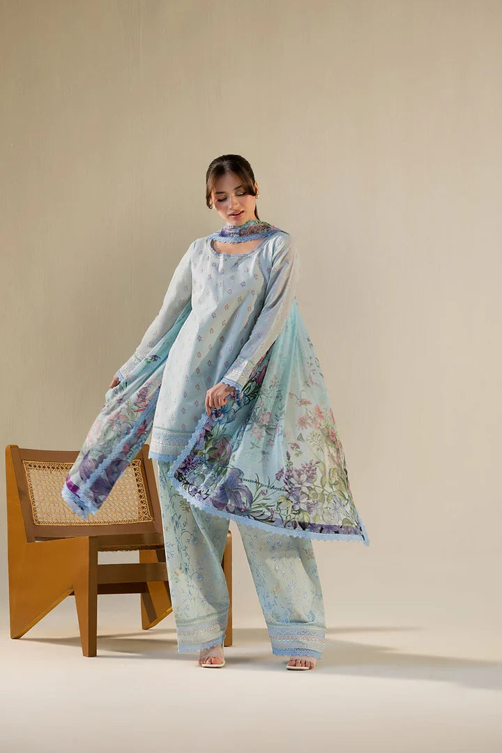 Sobia Nazir VITAL Embroidered 3 Piece Unstitched Lawn Suit (V-10B)