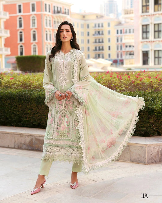 MARIA B LUXURY 3 Piece Embroidered Lawn Suit (Unstitched)