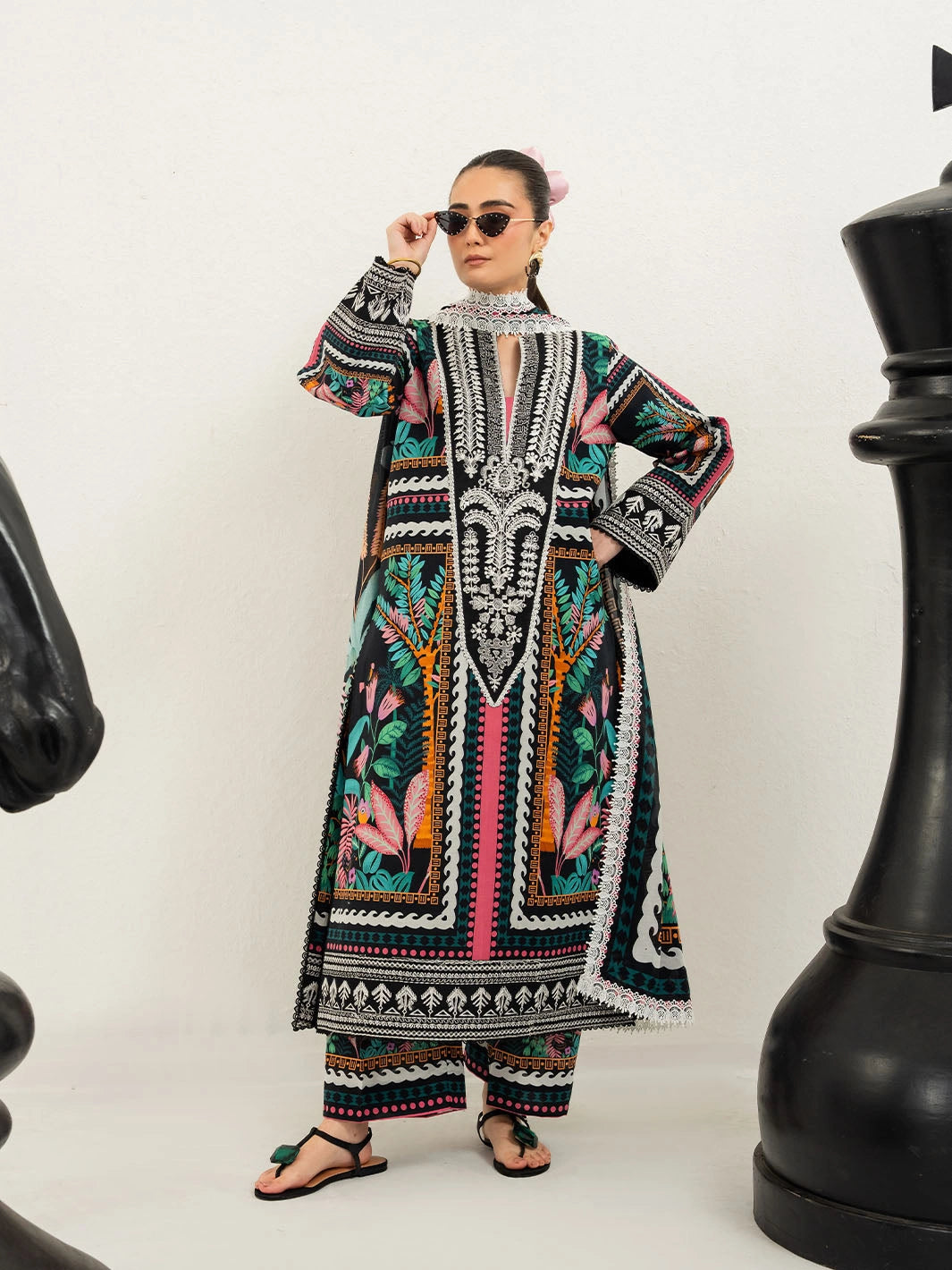 Annaya by Mahnur | Embroidered Lawn Unstitched 3-Piece Suit A-020