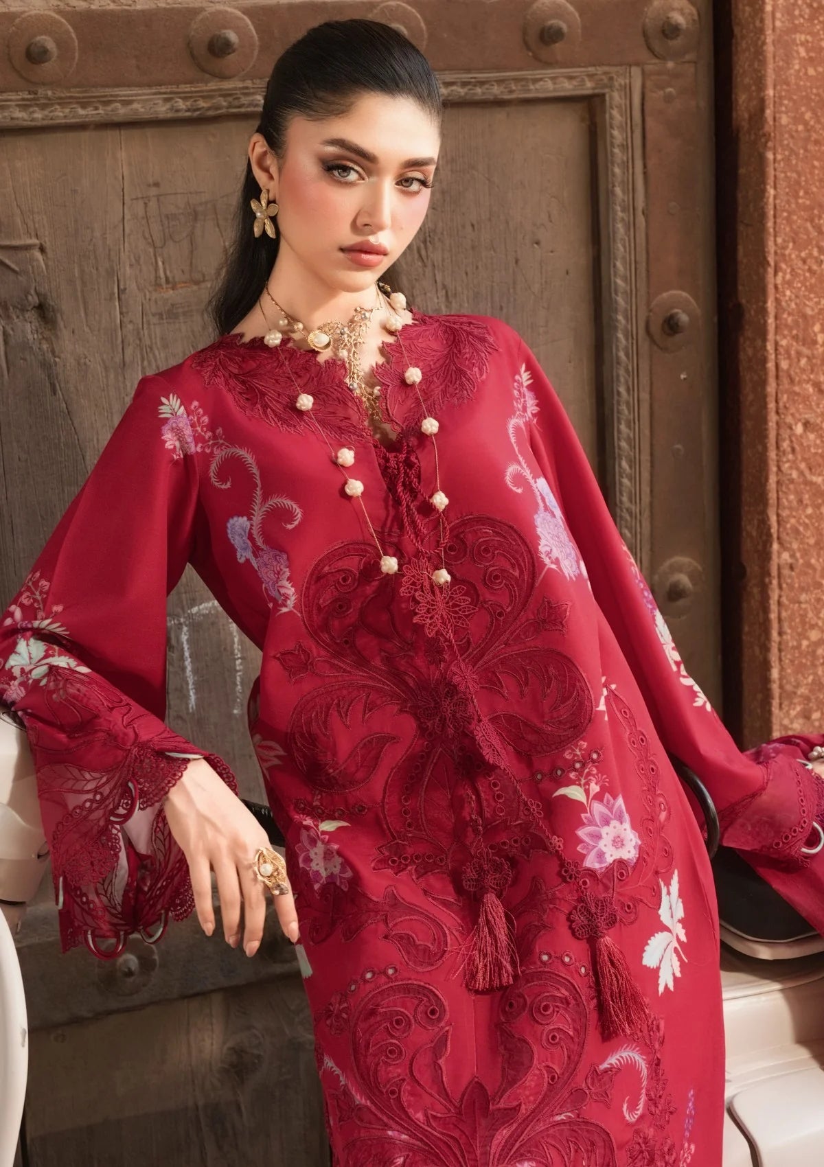 Saira Shakira by Bloom Unstitched Suite Lawn 26 (ZELIE 4-B)