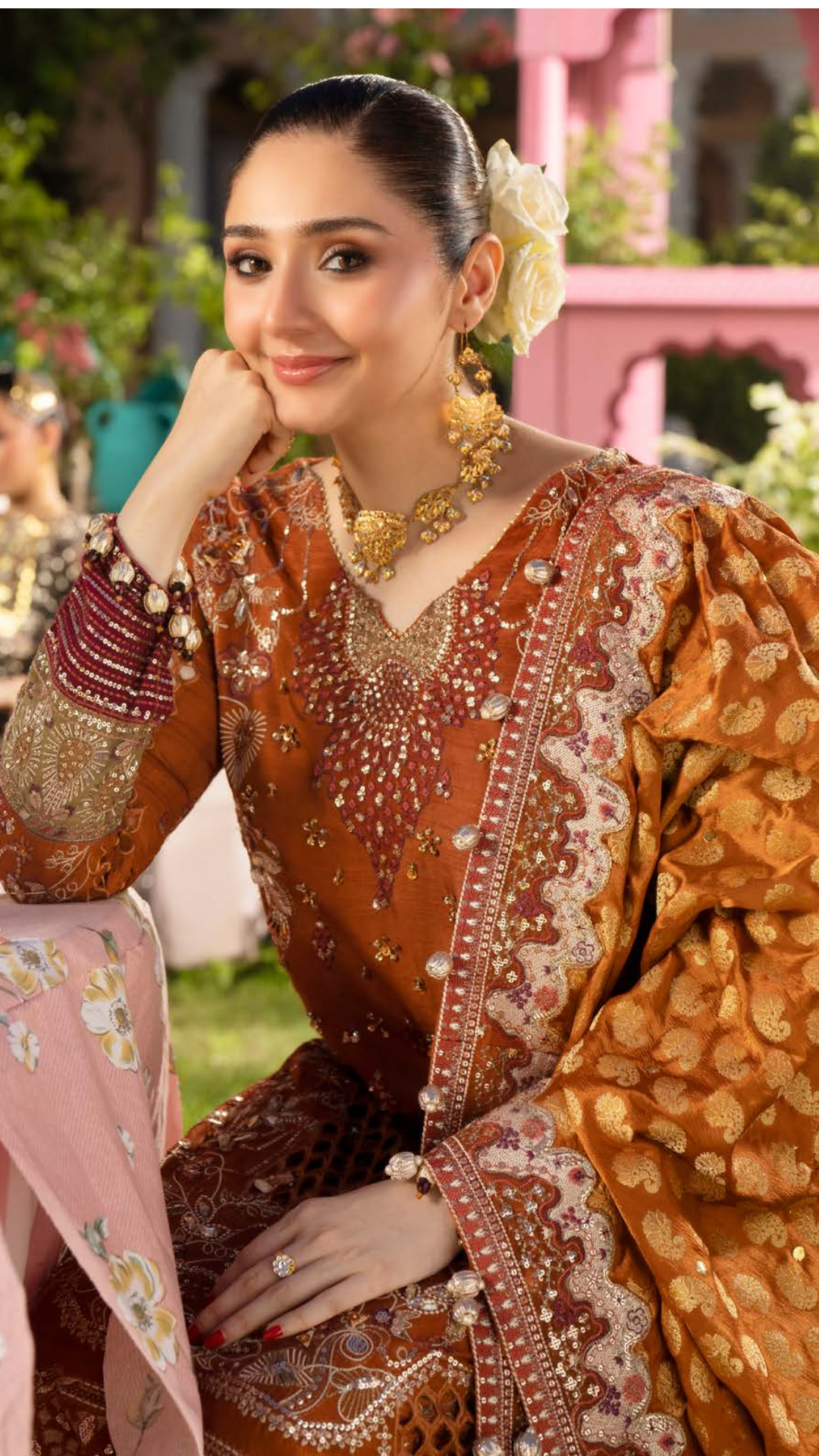 Nureh Jhoomro Embroidered Unstitched 3 peice Luxury Formals suite 2026 (NL-98)