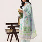 Roheenaz Rosette  Cool Mirage 3-Piece Unstitched Lawn Suit | Printed Shirt with Embroidered Neckline & Chiffon Dupatta