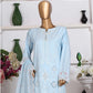 HZ Muse-Embroidered 3 Piece Outfit Stitched Suite POWDER BLUE (CSE-3P-216)