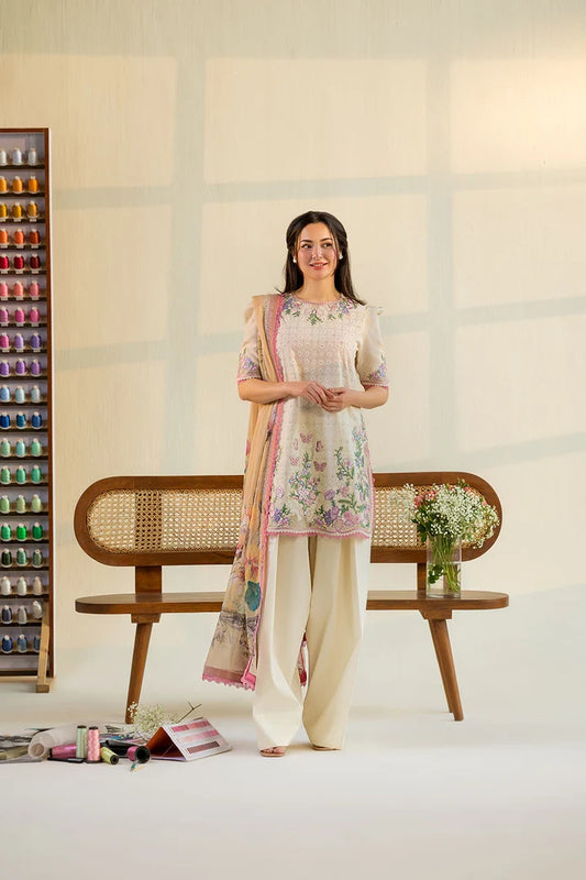 Sobia Nazir VITAL Embroidered 3 Piece Unstitched Lawn Suit (V-11B)