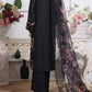 HZ Muse-Embroidered 3 Piece Outfit Stitched Suite BLACK (CSE-3P-213)