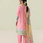 Roheenaz Rosette 3-Piece stitched Lawn Suit (Golden Hour)