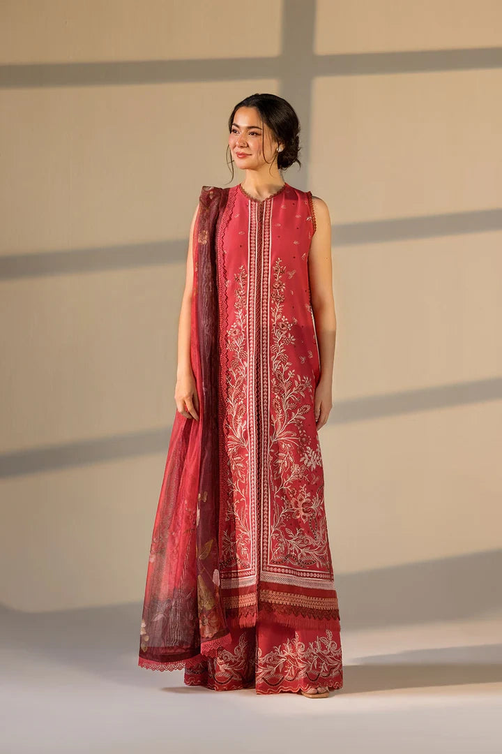 Sobia Nazir VITAL Embroidered 3 Piece Unstitched Lawn Suit (V-12A)