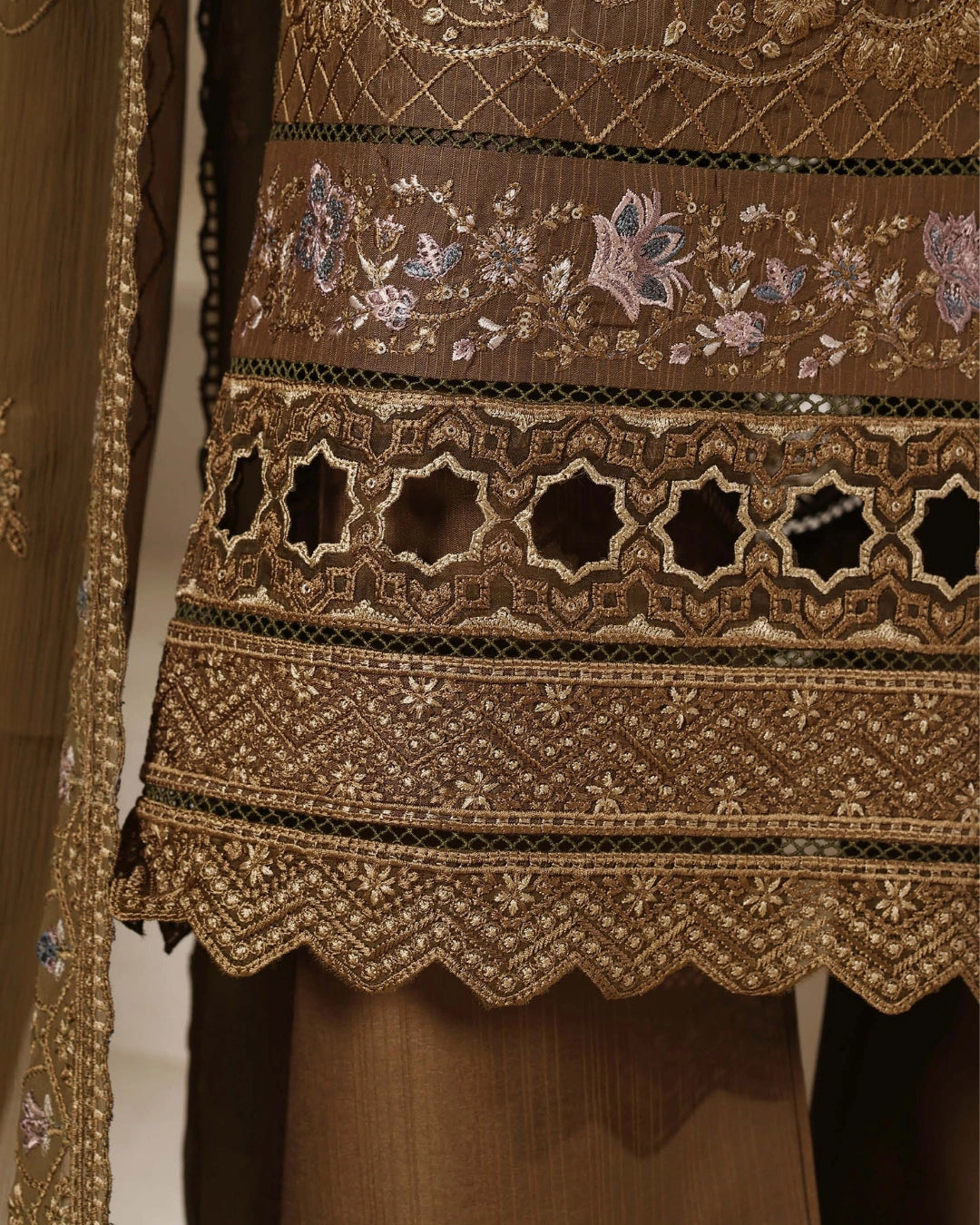 Sadabahar Luxury Embroidered Lawn Stitched 3-Piece Suit | Festive Collection
