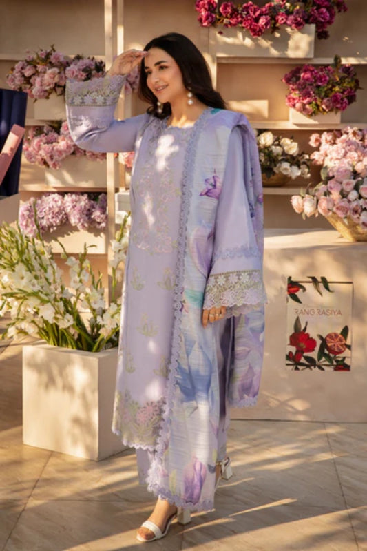 Rangrasiya Haneen | Dyed Lawn Embroidered Ready-to-Wear Suit