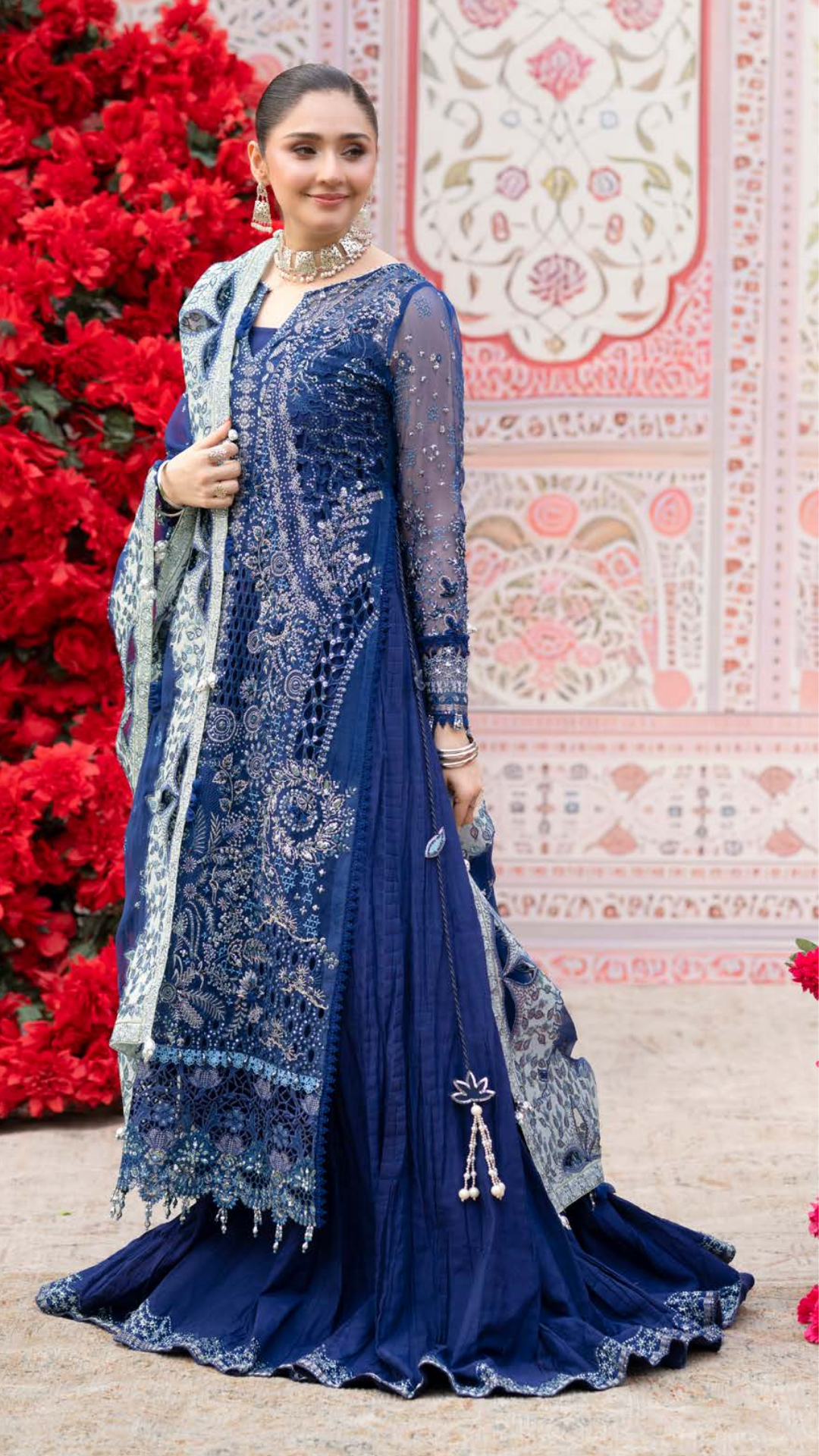 Nureh Jhoomro Embroidered Unstitched 3 peice Luxury Formals suite 2026 (NL-99)