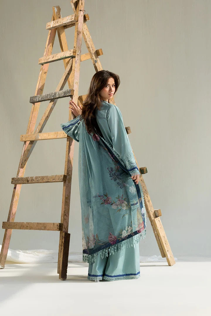 Sobia Nazir VITAL Embroidered 3 Piece Unstitched Lawn Suit (V-12B)