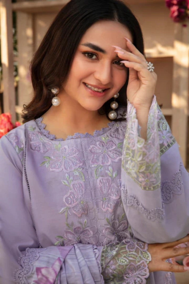 Rangrasiya Haneen | Dyed Lawn Embroidered Ready-to-Wear Suit