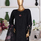 HZ Muse-Embroidered 3 Piece Outfit Stitched Suite BLACK (CSE-3P-213)