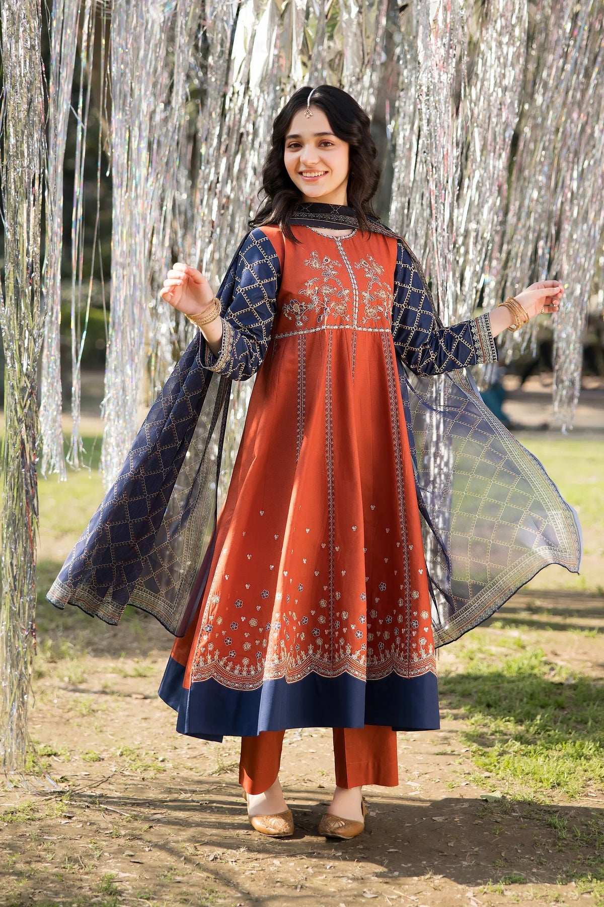 Garnet Embroidered Lawn Stitched 3 Piece Suit (Eloise) | Summer Collection 2026