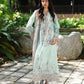 Qalamkar Qprints | Digital Printed Lawn Chikankari Embroidered Suit | SLONA