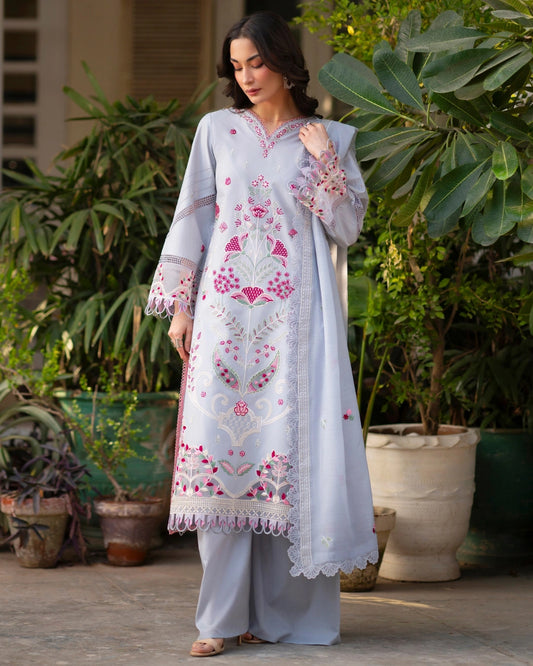 Ember lawn 26 by mahnur EM-008 |Unstitched|