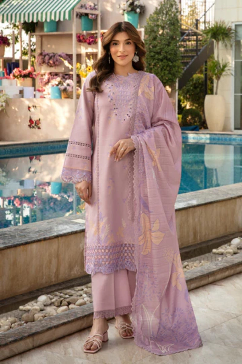 Rangrasiya Daniya | Printed Lawn Embroidered Ready-to-Wear Suit