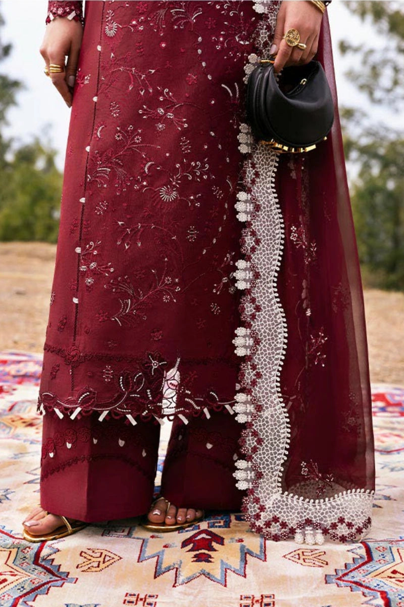 Qalamkar Qlinekari Inlays – Chikankari Embroidered Lawn Ready to Wear (DC #06)