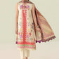 Roheenaz Rosette  Pastel Symphony 3-Piece Unstitched Lawn Suit | Printed Shirt with Embroidered Neckline & Chiffon Dupatta