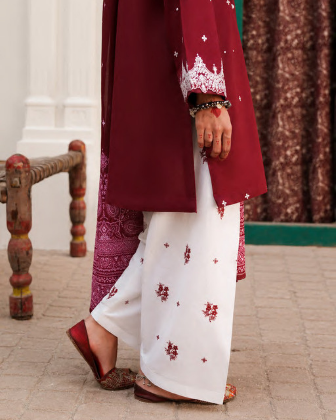 Casualite - Embroidered Lawn Stitched 3 Piece Suit (PETALINE)