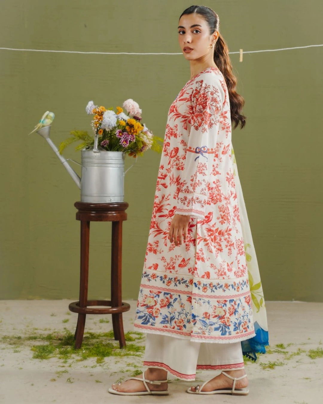 Coco By Zara Shahjahan 3-Piece Embroidered Lawn Suit (ELVO-4A)