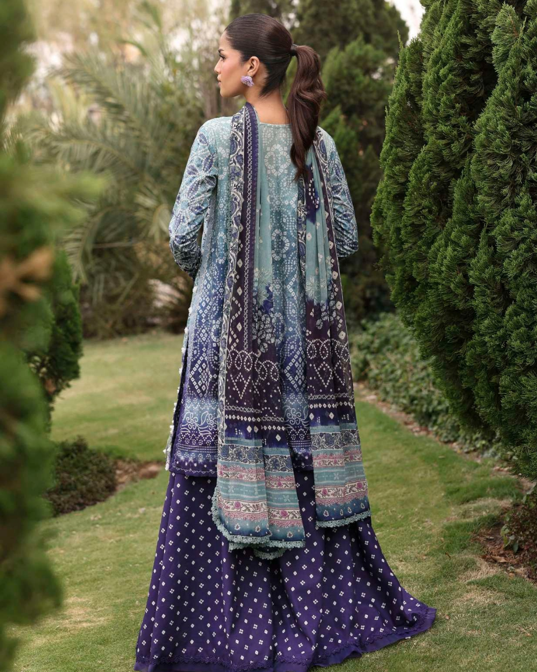 Elaf Belladore Prints Chiffon 26 Unstitched Premium 3 Piece Suit (EPA-5A)