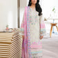 NISSA Floral Symphony – Embroidered & Printed Lawn Suit by Rajbari (Unstitched) 08