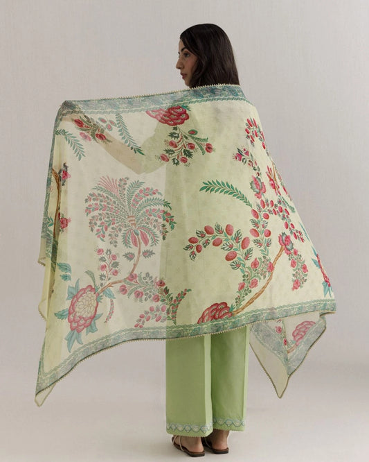 Coco By Zara Shahjahan Embroidered Lawn 3-Piece Unstitched Suit (Noa-5B)