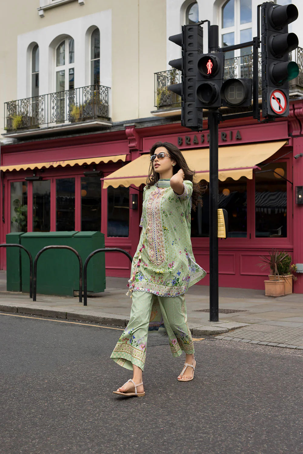 Sobia Nazir Printed Lawn 3 Piece Unstitched Suit with Chiffon Dupatta (SNP26-2A)