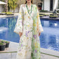 Flow By Crimson Unstitched Embroidered 3 Piece Suit Tropic Tease - D4A (Opal)