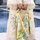 Flow By Crimson Unstitched Embroidered 3 Piece Suit Tropic Tease - D4A (Opal)