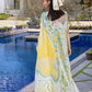 Flow By Crimson Unstitched Embroidered 3 Piece Suit Tropic Tease - D4B (Mint)
