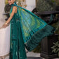 Flow By Crimson Unstitched Embroidered 3 Piece Suit Beauty in Bloom - D3B (Emerald)