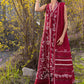 Flow By Crimson Unstitched Embroidered 3 Piece Suit A Handmade Tale - D5A (Crimson)