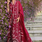 Flow By Crimson Unstitched Embroidered 3 Piece Suit A Handmade Tale - D5A (Crimson)