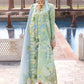 Flow By Crimson Unstitched Embroidered 3 Piece Suit Out of Many Hearts- D6B (apple Green)