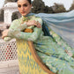 Flow By Crimson Unstitched Embroidered 3 Piece Suit Out of Many Hearts- D6B (apple Green)