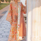 Flow By Crimson Unstitched Embroidered 3 Piece Suit A Summer Dance - D2A (Sunset)