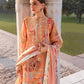 Flow By Crimson Unstitched Embroidered 3 Piece Suit A Summer Dance - D2A (Sunset)
