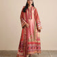 Hemline by Mushq Nirvana 26 Embroidered 3-Piece Unstitched Suit (Rose Mood)