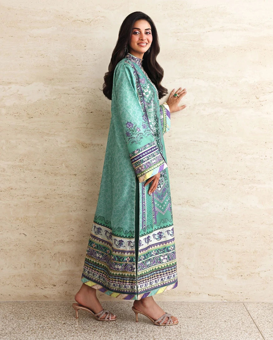 Hemline by Mushq Nirvana 26 Embroidered 3-Piece Unstitched Suit (Main Character)