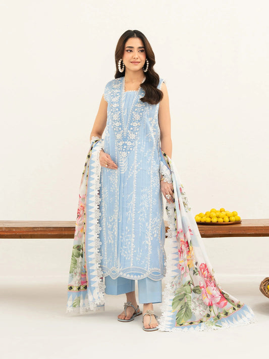 Annaya by Mahnur | Embroidered Lawn Unstitched 3-Piece Suit A-06