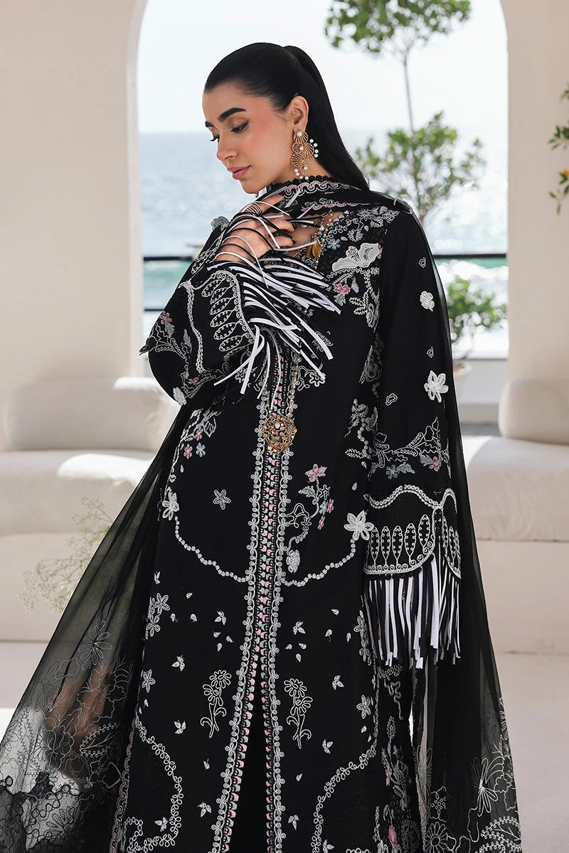 QALAMKAR Sahil | Luxury Embroidered 3PC Lawn Suit | – Premium Chiffon Dupatta Collection | LIANA