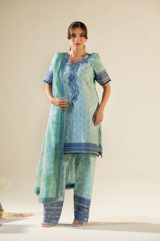 Sobia Nazir VITAL Embroidered 3 Piece Unstitched Lawn Suit (V-1B)