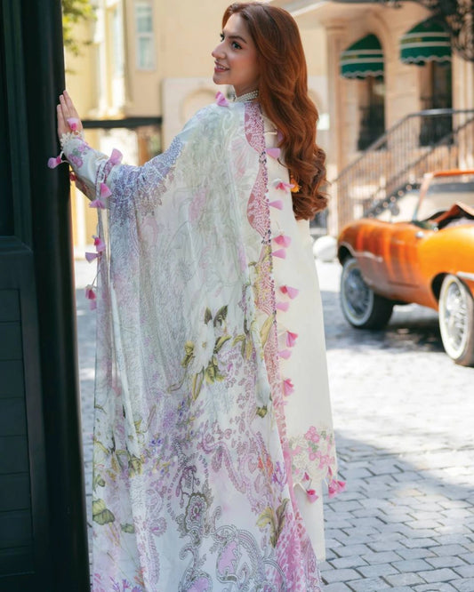 Jade Ombre Starlet Luxury Lawn – Chikankari Embroidered stitched 3-Piece Suit | 20818