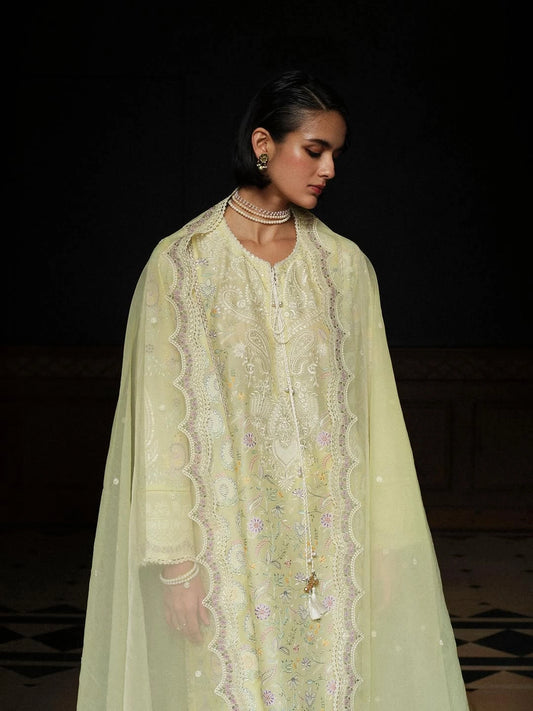 ZSJ SATORI – Stillness & Luxury | Embroidered Pima Lawn Unstitched 3-Piece Suit HINATA-D3