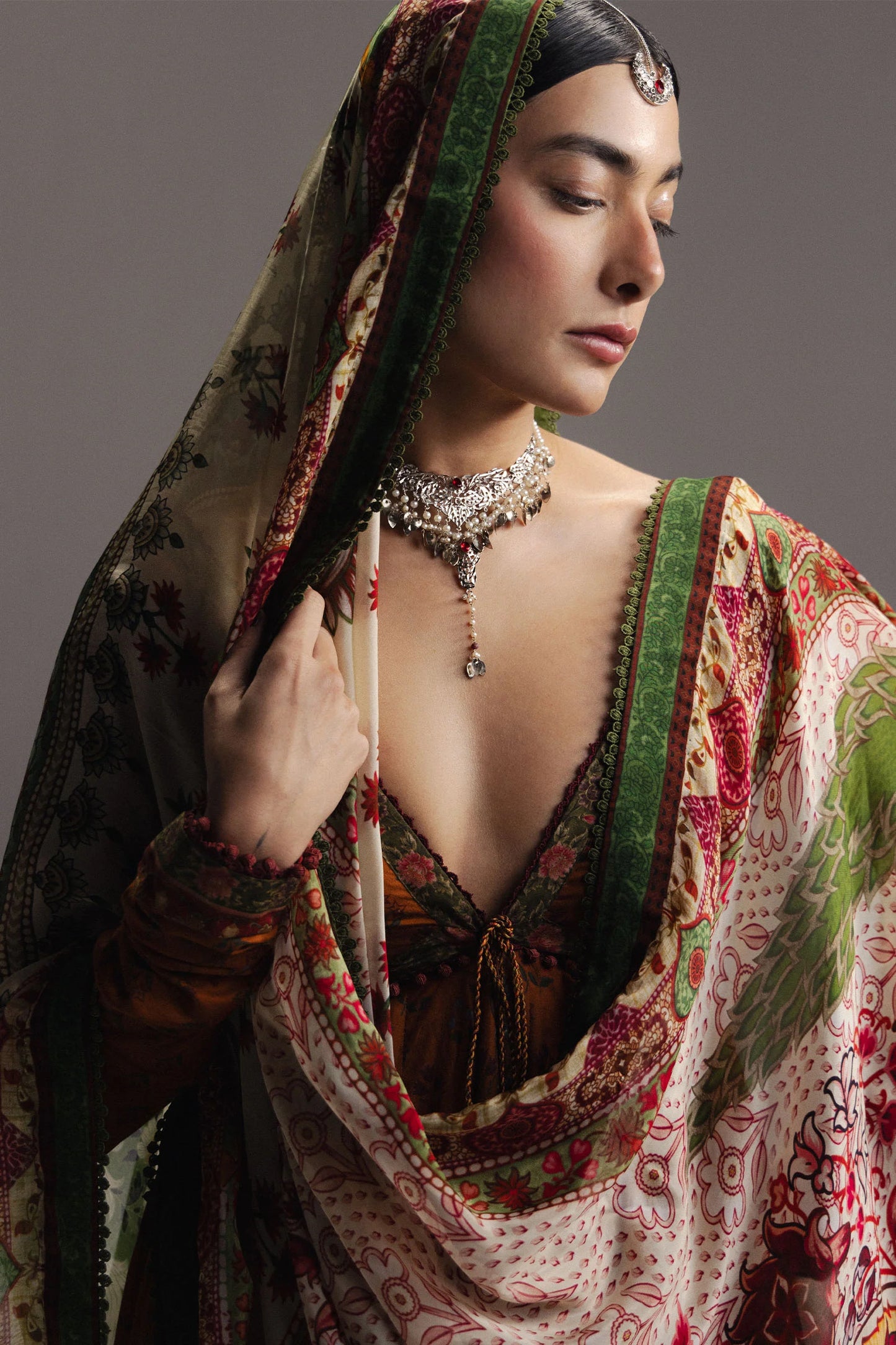 Anarkali by Zara Shahjahan Unstitched Digital Printed Pima Lawn Suit (Zarfashan-D9)