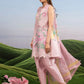 MariaB MBasics-Embroidered Lawn 3 Piece Unstitched Suit with Chiffon Dupatta (D4A)